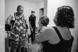 Recuperação de paciente em meio à pandemia